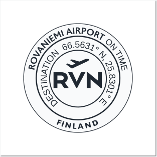 Airport Rovaniemi RVN Posters and Art